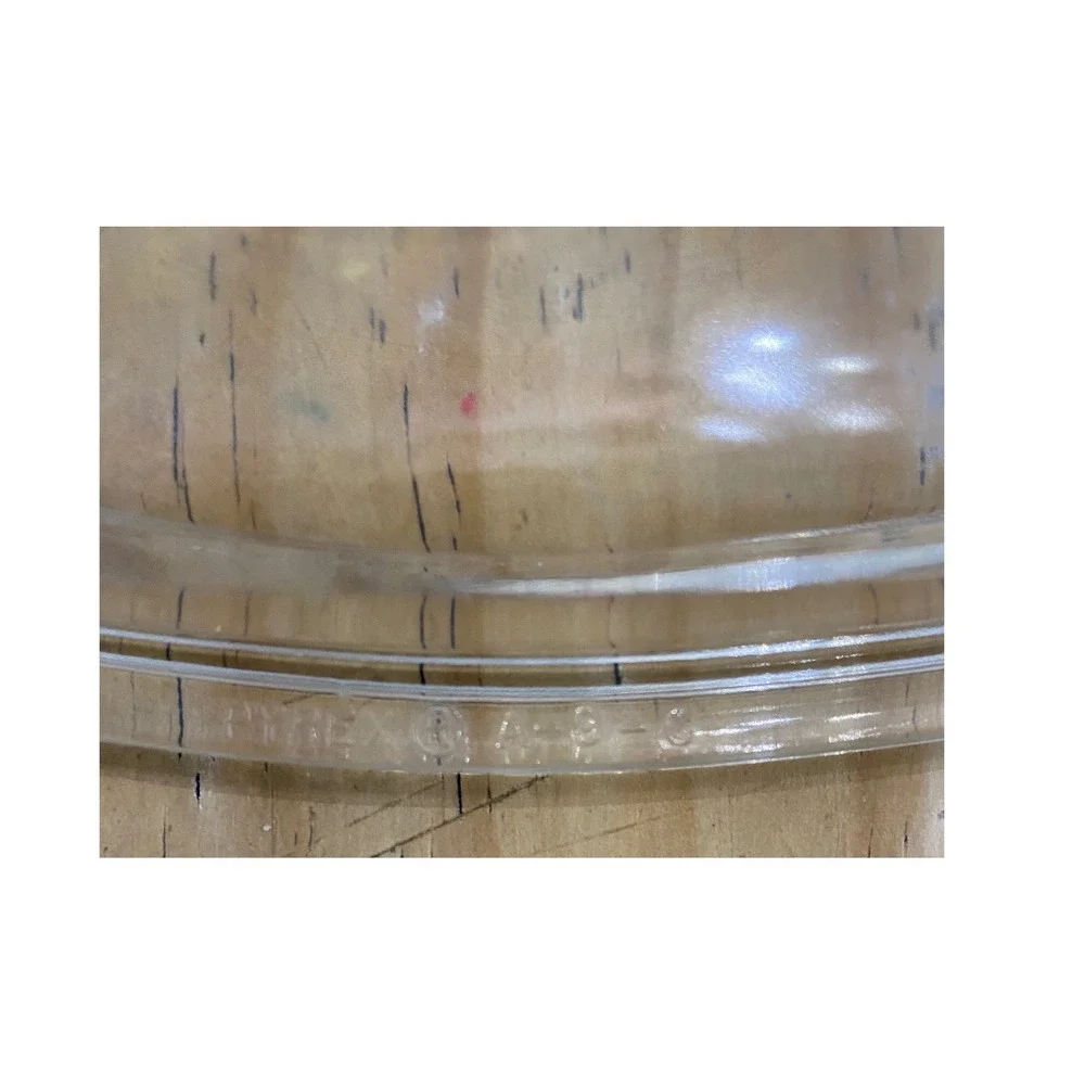 Pyrex clear glass